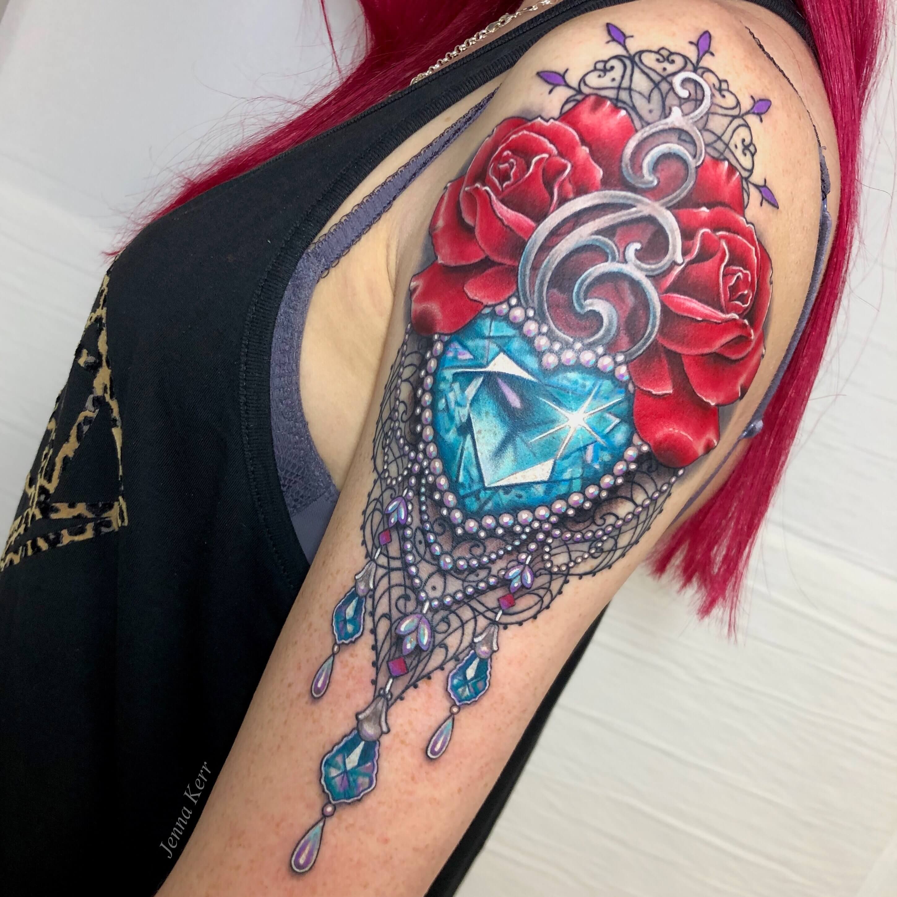 106 mil curtidas 409 comentários  Jenna Kerr jennakerrtattoo no  Instagram This is the piece that mysel  Crystal tattoo Jewel tattoo  Creative tattoos
